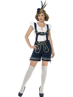 Oktoberfest Cerveza Taberna Mujer Bávara Damas Vestido Elegante Disfraz Gemano Nuevo Foto 1 de 4