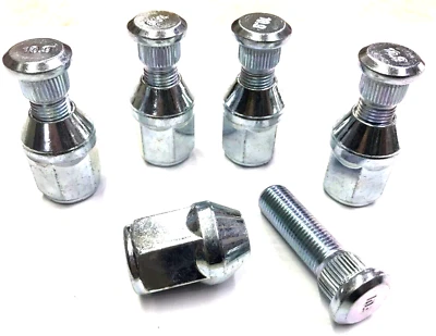 PARA NISSAN QASHQAI JUKE J10 J11 2007 A 2019 2ª 4x4 rueda delantera perno y tuerca X 5 Foto 1 de 2