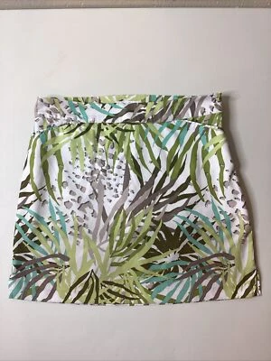 Falda de golf Coral Bay para mujer talla 10 verde blanco marrón interior pantalones cortos Skort Foto 1 de 4