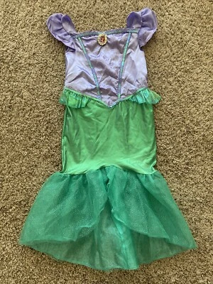 Vestido Princesa Sirenita Disfraz Ariel Niños Talla Pequeña (6/6x) Foto 1 de 4