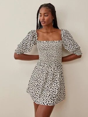 Vestido Reformation Elle - Ocelote (Talla US 8 / Origen $218) Foto 1 de 4