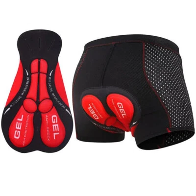 Pantalones Cortos Ropa Interior de Ciclismo Para Hombre 5D Acolchados Gel Diseño Adsorbente MTB Ciclismo Foto 1 de 4