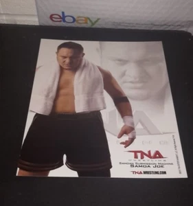Samoa Joe Official TNA Promo 8x10 Photo Picture Impact Wrestling 2010 ROH Champ - Picture 1 of 1
