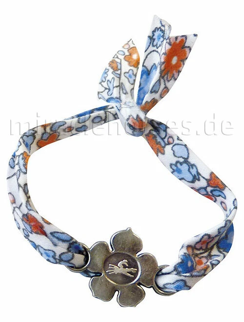 Equi Thème Flower Armband Kinderarmband mit Blümchen für kleine Reiterinnen blau - Bild 1 von 1