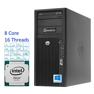 8-Core HP Z420 Workstation Intel Xeon E5-2670 8GB ram 256GB SSD Nvs 300 Win10 - Picture 1 of 12