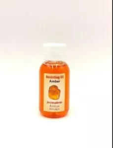 Olio Unzione Puro Ambra 70ml Profumo Autentico Terra Santa Spezie Bibliche Regalo - Foto 1 di 2