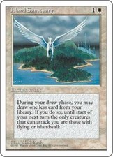 WOTC MtG 4th Ed Island Sanctuary (R) NM