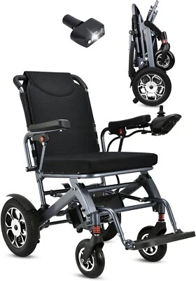 Sillas de ruedas eléctricas para adultos - Aprobadas por la FDA, motor de alta resistencia 300 libras Foto 1 de 4