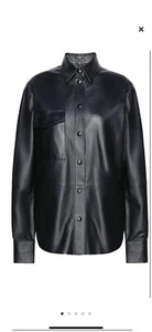 Damen Lederjacke ,Hemd  , 8 BY YOOX, Gr. S , Italien. Lammleder ,  139 Euro - Bild 1 von 11