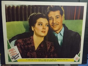 Lobby Card 1941 FEMININE TOUCH Rosalind Russell Don Ameche gorgeous best CU MGM