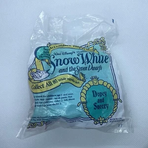 1992 Schneewittchen McDonalds Happy Meal Spielzeug "DOPEY/SNEEZY NEU - Bild 1 von 5