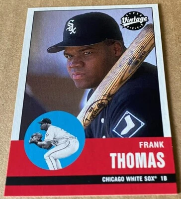 FRANK THOMAS HOF 2001 UPPER DECK VINTAGE  Card #137 NM-MT Condition - Image 1 of 2