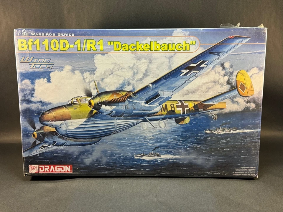 Dragon Models Kit 3207 1:32 Scale Bf110D-1/R1 "Dackelbauch" - Image 1 of 1