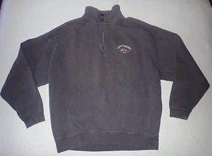 Tommy Bahama Relax 1/4 Zip Pull Over Sweatshirt Herren L grau - Bild 1 von 4