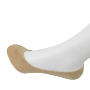 3 Pairs Microfiber No Show Socks Non-Slip Gel Tab Aloe Infused Women's Size 5-10 - Picture 1 of 5