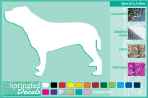 BULL TERRIER SILHOUETTE cut vinyl decal #1 Dog stickers - Picture 1 of 2