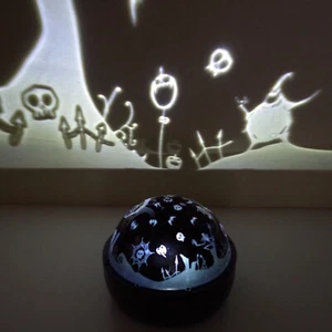 Gemmy Nightmare Before Christmas LED Shadow Lights WATCH IT WORK VIDEO - Picture 1 of 4