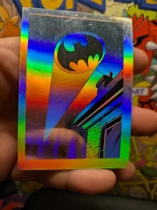 ๐ฅ BATMAN & ROBIN 1991 DC Comics Hologram Promo Cards #4 Chrome Illusion (LP) ๐ฅ - Picture 1 of 8