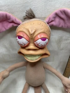 RARE 11” Vintage Ren & Stimpy Show 1992 Rude Toot Nickelodeon Plush Toys Mattel - Picture 1 of 5