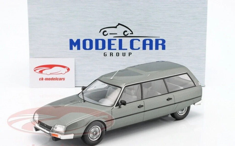 MODELCAR - 1976 CITROEN CX Break grigio metallizzato - 1/18 - MOD18293