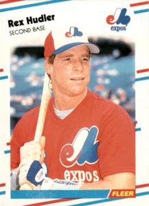 1988 Fleer Update #U-101 Rex Hudler Montreal Expos - Foto 1 di 2
