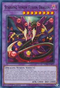 Starving Venom Fusion Dragon LDS3-EN073 1st N/Mint YUGIOH Card  Common - Picture 1 of 1