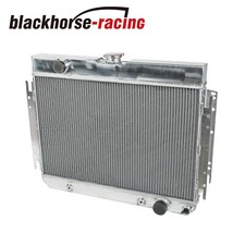 Aluminum Radiator 3 Row Fit 1963-1968 Chevy Impala L6 V8 /1964-1967 Ei Camino