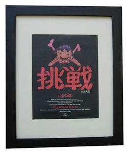 GORILLAZ+DARE+DEMON+FEEL+POSTER+AD+FRAMED+RARE ORIGINAL 2005+EXPRESS WORLD SHIP - Imagen 1 de 8