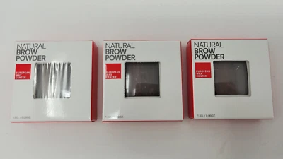 European Wax Center Natural Brow Powder Milan 0.06 oz. 12102 Lot of 3 - NEW - Image 1 of 2