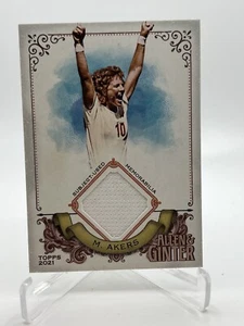 2021 Topps Allen & Ginter Michelle Akers Memorabilia Swatch Relic #AGA-MA Soccer - Picture 1 of 2