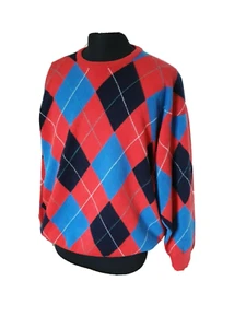 PULL DE GOLF en pure laine pour Homme Nick Faldo PRINGLE T.XL VINTAGE 80 - Imagen 1 de 10