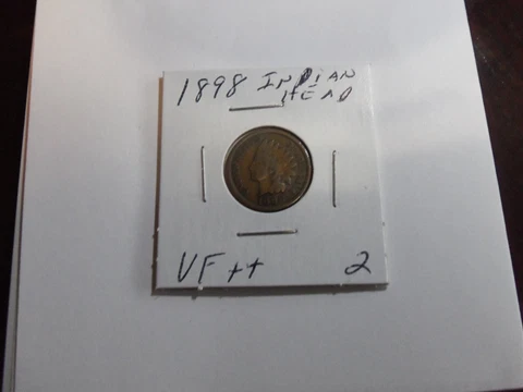 A VERY NICE 1898 INDIAN HEAD PENNY Cover