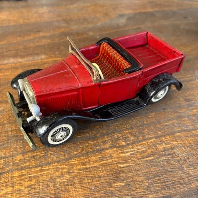 TIN BANDAI FRICCIÓN MODELO A FORD ROADSTER CAMIONETA PICK UP JAPÓN ROJO Foto 1 de 4