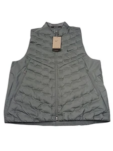 NWT Nike Therma-FIT ADV Repel Down Running Vest FB7542-084 Full Zip Men's Large - Picture 1 of 7
