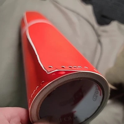 Rollo de 15" Orafol rojo mate autoadhesivo vynal aproximadamente 25 pies de largo fabricación de letreros  Foto 1 de 4