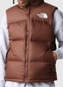 The North Face Men’s 1996 Retro Nuptse Vest 700 Fill Down Size XL Shocolate NWOT - Picture 1 of 11