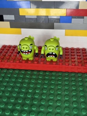 Lego Angry Birds Cerdo Minifigura X2 Foto 1 de 2