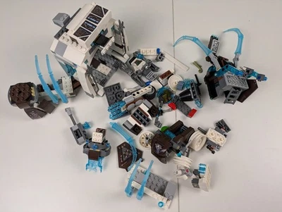 Lego LEGENDS OF CHIMA: Mammoth's Frozen Stronghold Set 70226 - Juego incompleto Foto 1 de 4