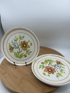 Vintage Melamine Poppy Floral Plates 10" Set Of 4 - Picture 1 of 4