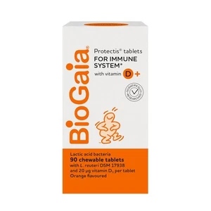 BioGaia Protectis + Vitamin D3 Orange - 90 Chewables - Picture 1 of 2