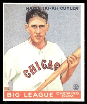 Tarjeta de béisbol Hazen Cuyler 1983 Goudey Big League Gum reimpresión #23 (nuevo) Foto 1 de 2