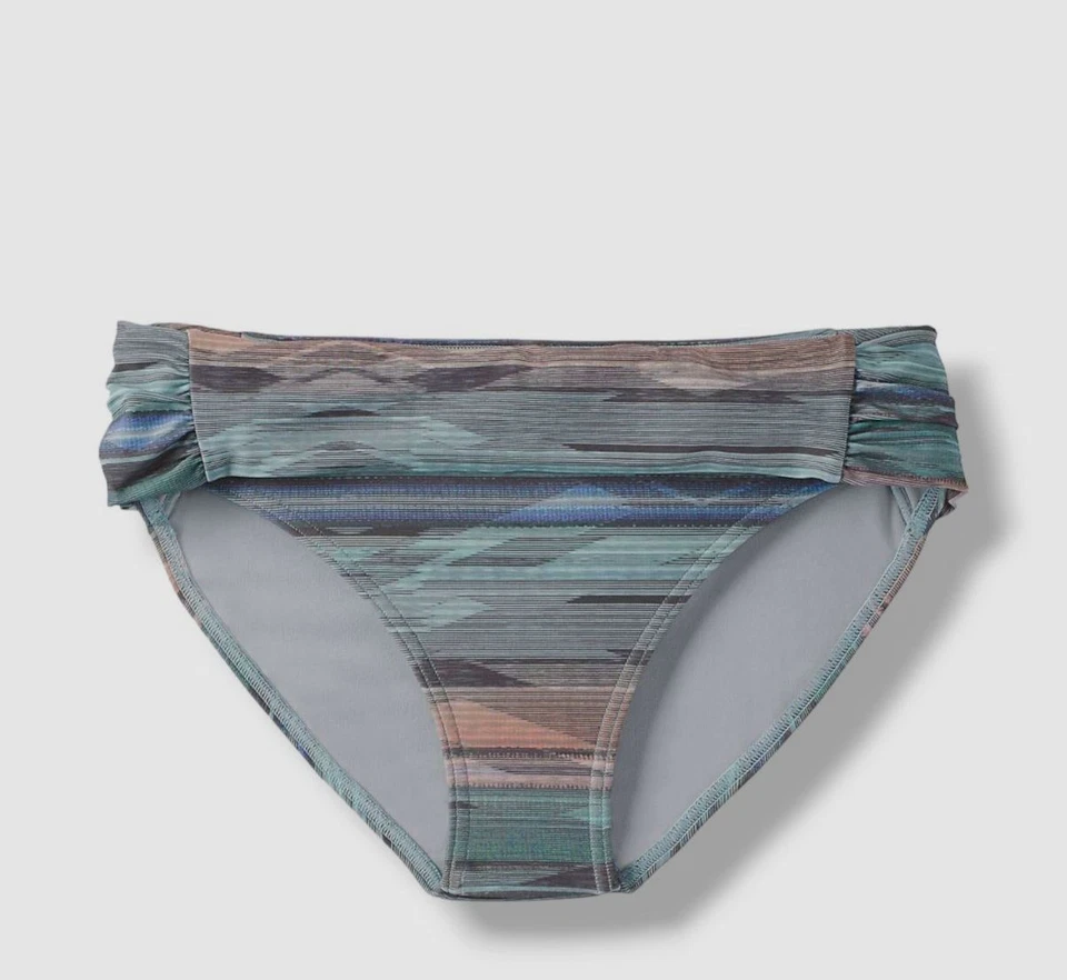 Prana Women UPF 50 Floral Bikini Swim Sirra Bottom Multiolcor Size S