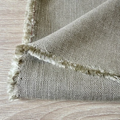 1730. PLAIN DUSTY SAGE Linen blend Fabric, 138 cm wide, Price per 1/2m - Image 1 of 2