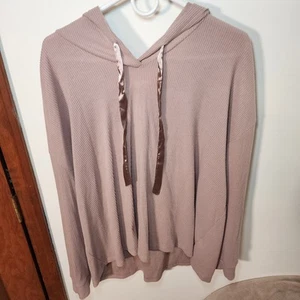 Maurices Tan Knit Hoodie Women's Size 3X - Picture 1 of 7