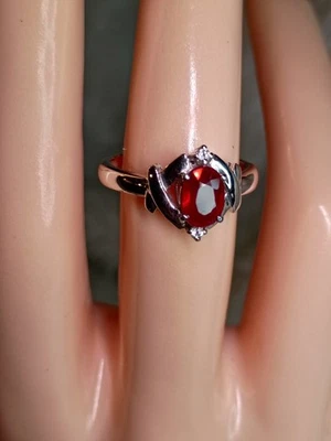 Ruby Lab-created SS Size 7 - Image 1 of 4