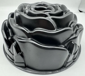 Nordic Ware Rose Bundt Kuchenform Antihaftbeschichtet Aluminiumguss 10 Tassen USA - Bild 1 von 10