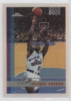 1997-98 Topps Chrome Refractor Jacque Vaughn #199 Rookie RC - Image 1 of 2