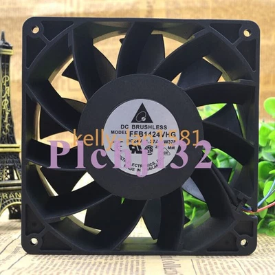 1pc Delta FFB1424VHG 14050 14CM 24V 1.37A 3-wire Inverter Cooling Fan - Image 1 of 3