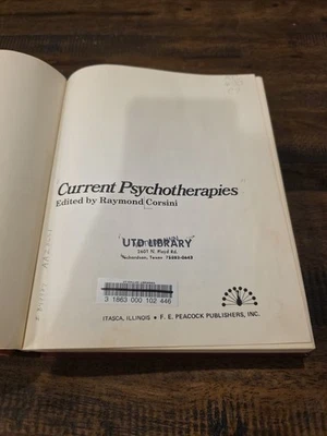 Current Psychotherapies by Raymond J. Corsini - Image 1 of 4