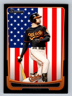 Nick Markakis 2012 Bowman International Parallel #131 Baltimore Orioles - Image 1 of 2